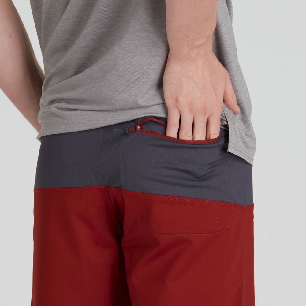 NRS Men's Benny Board Shorts - Quick-Dry Stretch Swim Trunks With UPF 50+